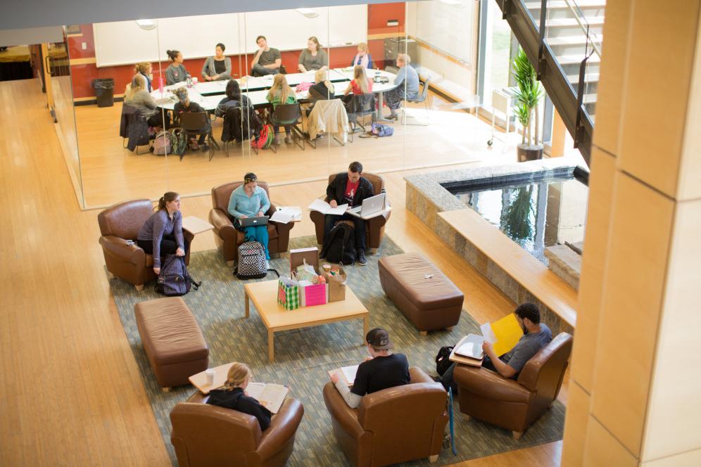 The A. W. Clausen Center for World Business is both a first-class learning facility for Carthage ...